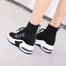 [Myshe]여성 데일리룩 키높이 신발 니트 삭스운동화 qxz1217YCwx2