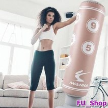 ForU891 아이워너 베이스 에어펀칭백 펀치백 실내운동 펀칭백 어린이펀칭백 대형펀칭백, 프로스트그레이