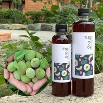 농부프린스 무농약 개복숭아청 개복숭아원액, 1개, 300ml