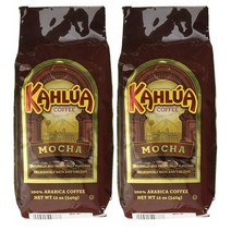 Kahlua Mocha Ground Coffee 깔루아 모카 논알코올 그라운드 원두 커피 12oz 340g 2팩