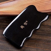 마켓어스 물소뿔 림프 옥 괄사마사지 발 머리, 흑수소뿔가슴콜레라 0.8CM, L/그레이(L)이미 선택되었다.