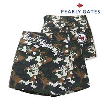 파리게이츠 골프 pearlygatesgolf여성 시어서커 카모 큐롯 팬츠 스커트 P52192PS373_KH, 1[28], KH