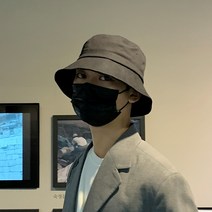 빅애플샵 남자 빅사이즈 모자 버킷햇 벙거지 페도라 무지 Daily