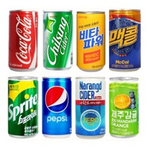 콜라 사이다 이온음료 과즙음료 캔음료수 미니캔음료 도소매, 롯데 레스비175ml, 30개, 175ml