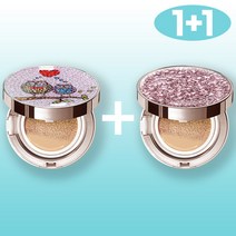 풀커버 [복합] 쿠션2개 [15g+15g] 스타일71 트윙클라 [복합 피부 추천], 1개, 부엉이23호+로맨틱핑크다이아글리터23호(복합)