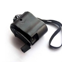 캠핑용 미니 수동발전기 태양광 열 보조 휴대폰 4종 USB 배터리충전 야외 휴대용 소형, 블랙블랙개