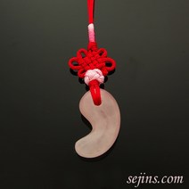 백제곡옥 장미수정 전통공예매듭 장신구 HSMA-045, 단품
