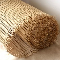 라탄 케인 원단 팔각패턴 원색