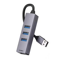 BL4RA USB-A타입 4in1 USB3.0 허브 + 기가비트랜 젠더 RJ45 이더넷