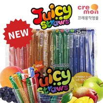 끄레몽 쥬시스트로우 젤리스틱 475g(25개입)