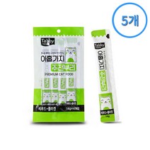소화 촉진 냥이 간식 츄르 튜브 4p 5개 아픈고양이