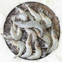 국내산 흰다리새우 왕새우 대하 활새우 급냉새우 생새우, 1kg, 1개