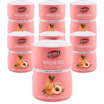 동서 식품 리치스 카페 파우더 아이스티 피치 550g 스무디 홈카페 에이드, 7개