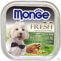 우리 이아가 좋아하는 반지왕2100g 애견 치킨 몽이 야채 캔 간식 강아지 1개, 치킨 야채 100g