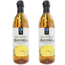 청정원 100% 자연발효 정통 파인애플 식초 800ml 2개 파인애플 식초, 청정원 파인애플 식초 800ml 2개
