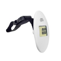 40kg/100g LCD 디지털 전자 수하물 저울 휴대용 가방 저울 처리 여행 가방 가중치 물고기 걸이 저울, 은