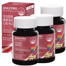 데일리프로 프리미엄 혈행개선 나토키나제 플러스, 3개, 60정