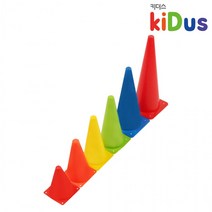 유아체육 h55 23cm(낱개) 칼라콘, 색상_레드