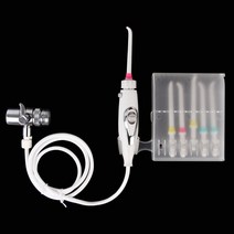 구강 세정기 이빨 물청소기 스케일링 워터 세척기 dental spa faucet tap irrigator water dental flosser 칫솔 관개 치아 청소 29, 하얀색