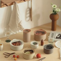 네오플램 피카 원 도자기 보관용기(밀폐용기) 6종 세트, 옵션3(화이트)