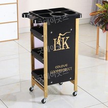 미용실 무빙선반 피부관리 속눈썹 웨건 왁싱샵 병원 다용도 마사지 선반 수납카트 드레싱카, 48x31x80cm, 4단 타입 E.