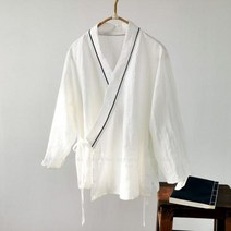 명상복 생활 수련 여성 남자 블루 화이트 여