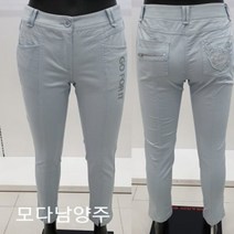 파사디 여성골프 절개 데님 스키니 P21MSL552M