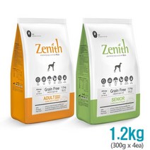 바우와우 제니스 소프트사료 1.2kg 슈퍼프리미엄 반습식 어덜트 시니어, 제니스 어덜트1.2kg