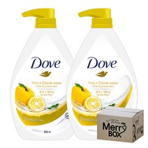 유니레버 도브 바디워시 유자향 (1000ml), 2개입