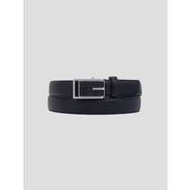 BEANPOLE ACCESSORY 흑착 체크 자동 벨트 - 블랙