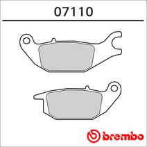브렘보 14- 트리시티 리어 브레이크패드 07110