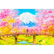 일본풍 일러스트 직소 퍼즐 성인 힐링 300 5000 피스 초보자 초고난이도, 1000P, 300~5000개