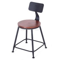 원목 의자 카페 의자 북유럽 조명 럭셔리 의자 바 커피 등받이 벤치 인더스트리얼 윈드 레저 소파 밀크티 숍 테이블과 조합, 10