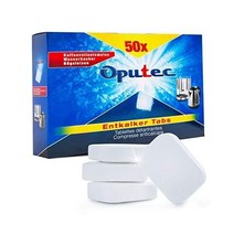 Oputec 전자동 커피 머신 머신용 디스케일러 정제 에스프레소 석회질 제거 범용: Jura Senseo Siemens Tassimo Delonghi 50개들이 팩, 50 Tabs