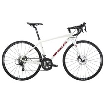 휠러 2022 RWA 100D 시마노 클라리스 디스크브레이크 고급 로드자전거, 완조립, 화이트, 480