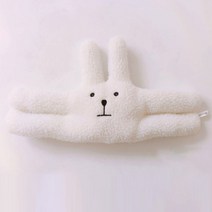 씨앤초이스 귀여운 문고리 봉제인형 문닫힘 손끼임 방지 도어스토퍼, 흰토끼