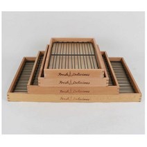 베이커리진열대 랙 카페쇼케이스 빵진열대 매대 선반, 빵 팬 M