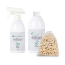 초록향기 피톤치드 스프레이 500ml + 리필 500ml + 편백나무 방향주머니, 4세트