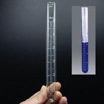유리눈금시험관(18x180mm/1pcs) 투명 실험용시험관(경질유리)
