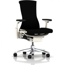 미국 허먼밀러에어론 Herman Miller Embody Ergonomic Office Chair with White FrameAluminum Base | Adjustable Ar, Black Rhythm, Black Rhythm