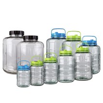 숨쉬는 원터치 효소병 매실통 유리병 담금주병 5L-18L, 5L, 1개