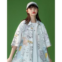 여성 데일리 셔츠 아사 면 블라우스 7부 반팔 루즈핏 XEJ 우아하고 젊은 한국 스타일 패션 쉬폰 여름 탑