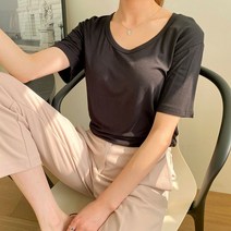 겟잇미 니노 기본 여름 데일리 무지 반팔 티셔츠