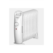 미니라디에이터 캠핑 사무실 책생 밑 전기난로 방열기, 화이트 7개 기둥