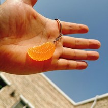 제주감귤체험 귤 키링 제주 감귤 열쇠고리 기념품-72394EA