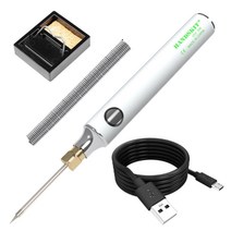 낮은 전압 휴대용 미니 USB 충전 용접 철 세트 8 W 5V 가정 DIY에 대 한 조정 온도 납땜 인두 공구, 1