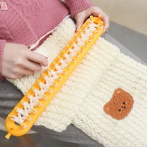니팅머신 니트 목도리 뜨개질 도구 사각 롱 니팅룸, 원형직조기-19cm-어린이모자등을짜십시오, 1개