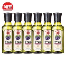 해표 포도씨유 250ml, 6개