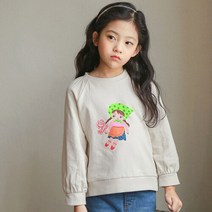 아이러브제이 [아이러브제이] 소녀 코코 맨투맨 티 JRFTO54