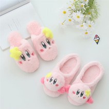 별의 커비 털 슬리퍼 실내화